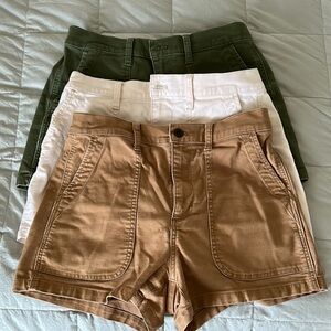 Madewell perfect military twill shorts